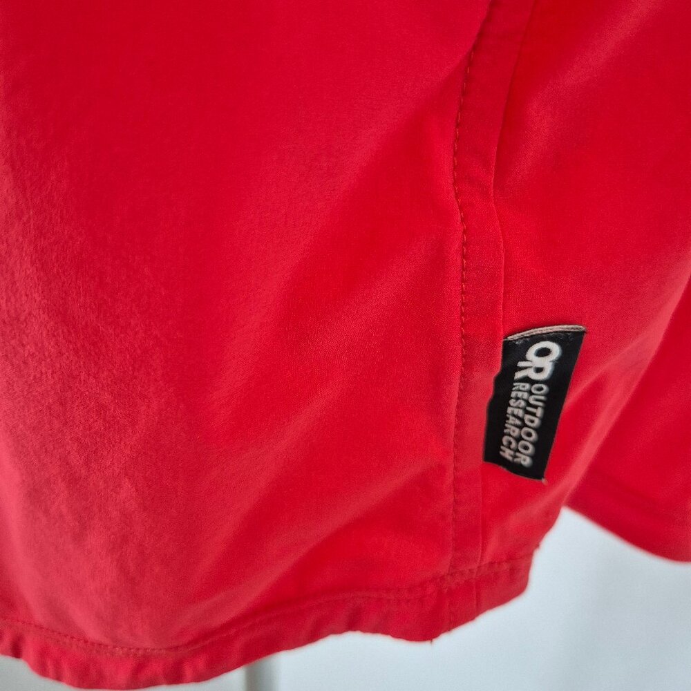 Outdoor Research Astroman UPF 30 Sun Shirt Short Sleeve Pocket Red - Picture 7 of 15